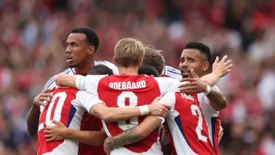 Arsenal Gasak Nottingham Forest 3-0, Duduki Peringkat 4 Liga Inggris