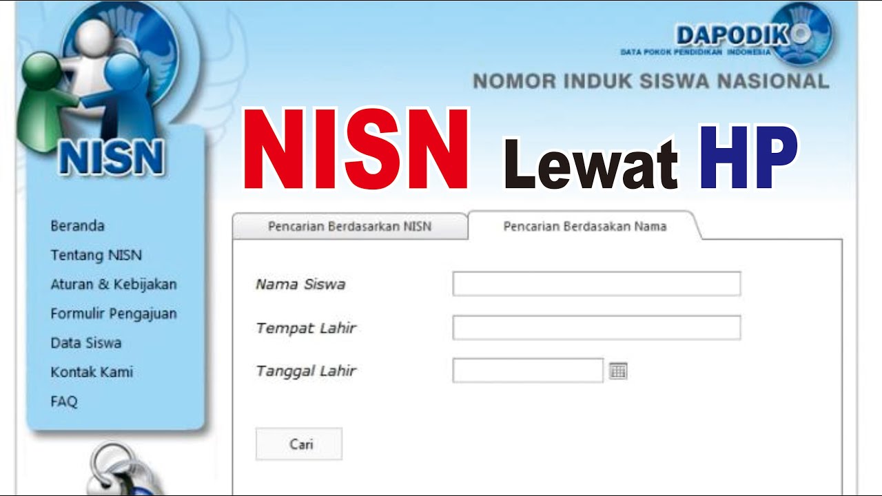 Cara Cek NISN Siswa Online