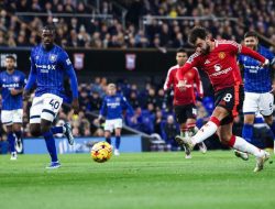 Hasil Liga Inggris Ipswich Town vs Manchester United, Debut Amorim Belum Maksimal