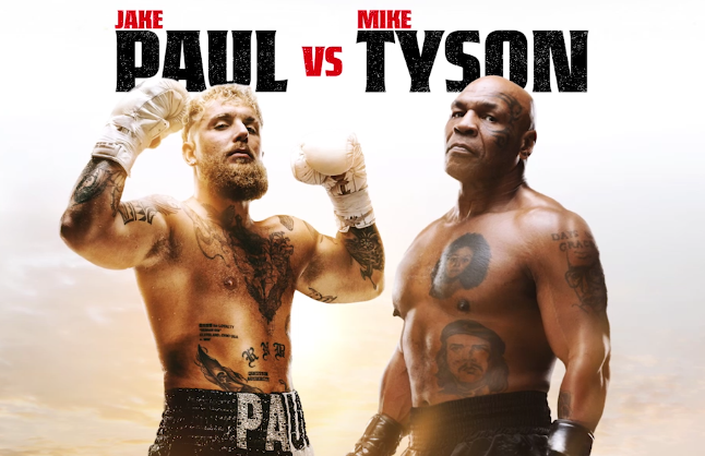 Hasil Mike Tyson vs Jake Paul