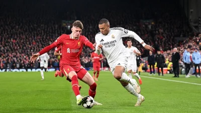 Conor Bradley Terpilih Jadi Pemain Terbaik Liverpool Saat Kontra Real Madrid