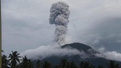 Gunung Ibu di Halmahera Barat Kembali Erupsi, Status Siaga Level III