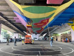 Proyek Mural Kolong Jembatan Pasupati Ditarget Rampung Akhir Januari, Terpanjang di Indonesia