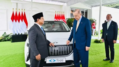 Presiden Prabowo Sambut Presiden Erdogan di Istana Bogor