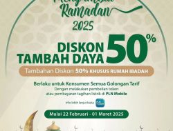 PLN UP3 Majalaya Gelar Promo Diskon 50% Tambah Daya Listrik Sambut Ramadan 2025