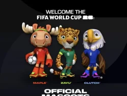 FIFA Perkenalkan Tiga Maskot Piala Dunia 2026, Wujudkan Identitas Kanada, Meksiko dan AS